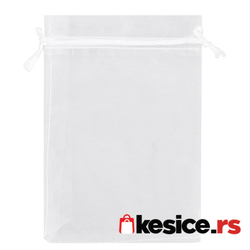 Bele vrećice od tila 13x18cm Kesice za lavandu, nakit, promo materijal, magnete, sapune i sl.