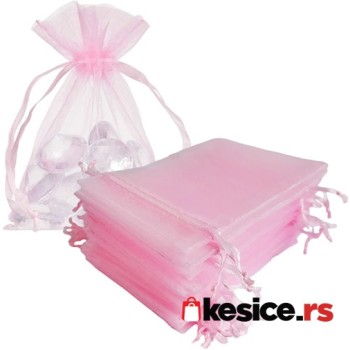 Roze vrećice od tila - Kesice za lavandu, nakit, promo materijal, magnete, sapune i sl.